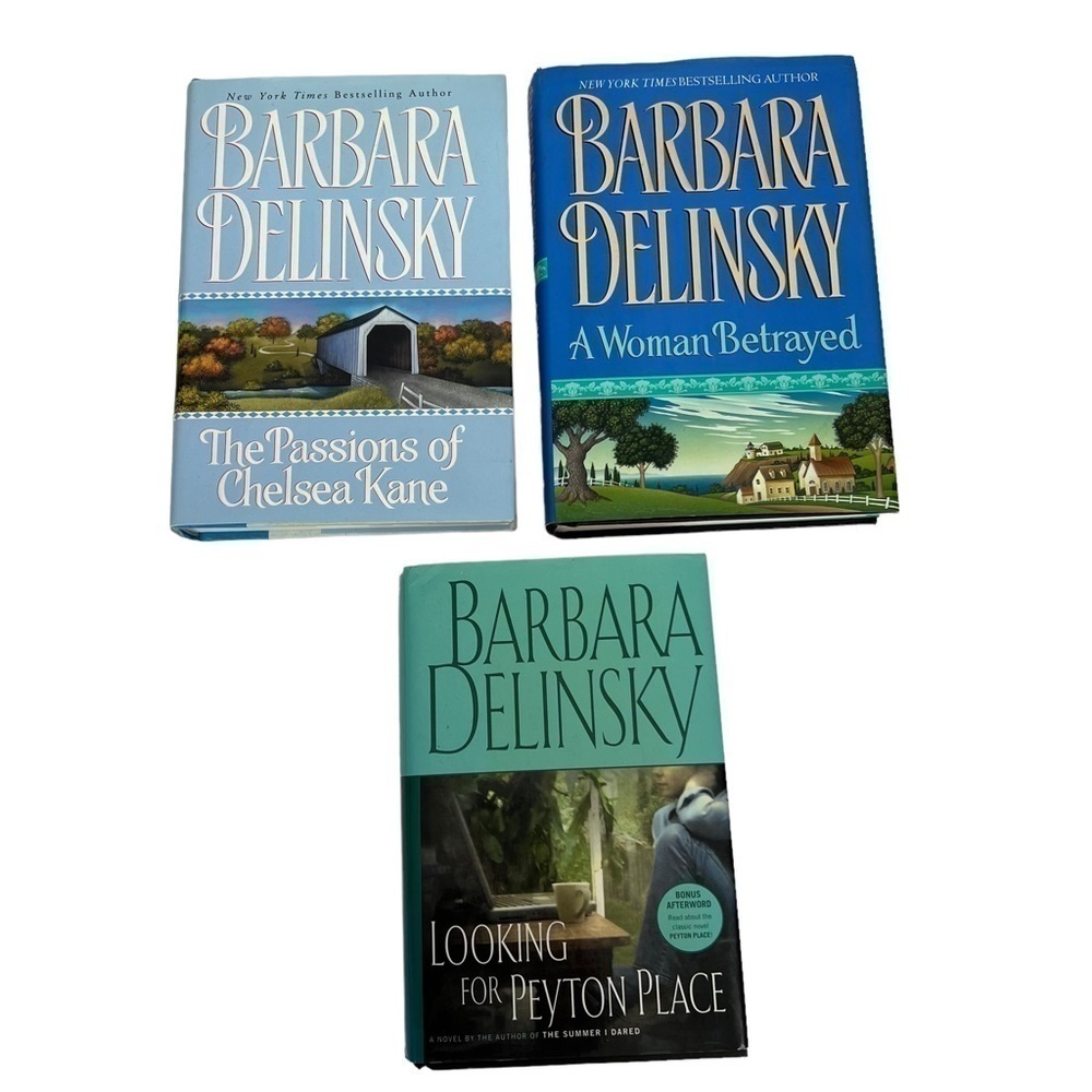 BARBARA DELINSKY Books/Novels Bundle/3 Hardcover Dustcover Psychological/Fiction